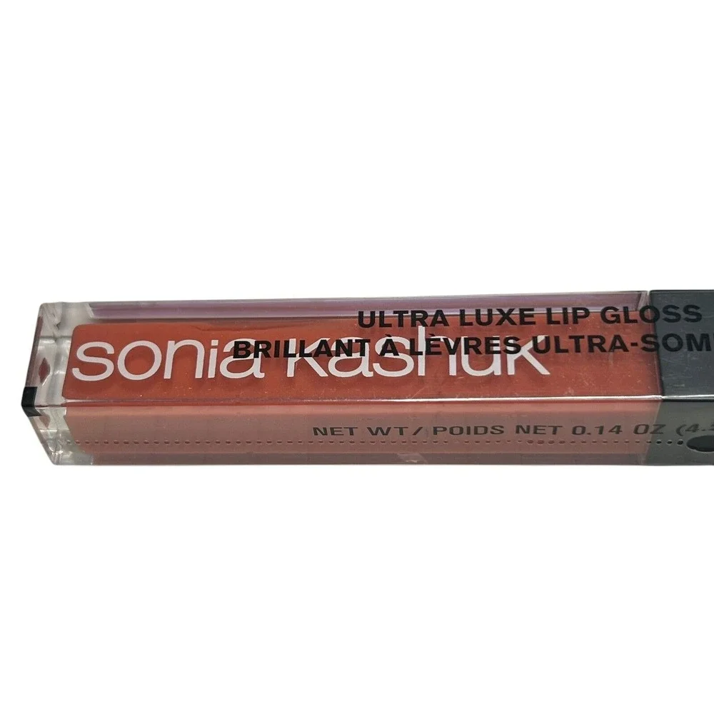 Sonia Kashuk Ultra Luxe Lip Gloss Coveted Coral 34 Full Size‎ .14oz